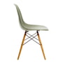 Vitra - Eames Plastic Side Chair DSW, Ahorn gelblich / moosgrau (Filzgleiter weiß)