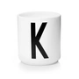 Design Letters - AJ Porzellan Becher K, weiß