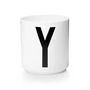 Design Letters - AJ Porzellan Becher Y, weiß