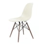 Vitra - Eames Plastic Side Chair DSW, Ahorn dunkel / créme (Filzgleiter basic dark)