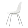 Vitra - Eames Plastic Side Chair DSX, verchromt / weiß (Kunststoffgleiter weiß)