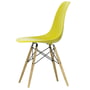 Vitra - Eames Plastic Side Chair DSW, Esche honigfarben / senf (Filzgleiter weiß)