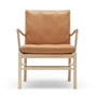 Carl Hansen - OW149 Colonial Chair, Eiche geseift / Leder SIF 95