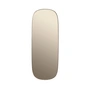 Muuto - Framed Mirror, groß, taupe / taupe Glas