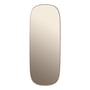 Muuto - Framed Mirror, groß, taupe / taupe Glas