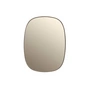 Muuto - Framed Mirror, klein, taupe / taupe Glas