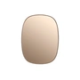 Muuto - Framed Mirror, klein, rose / rose Glas