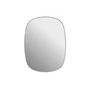 Muuto - Framed Mirror, klein, grau / Klarglas