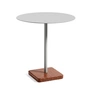 HAY - Terrazzo Tisch rund Ø 70 cm, grau / rot