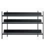 Muuto - Compile Shelving System (Config. 2), schwarz