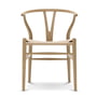 Carl Hansen - CH24 Wishbone Chair, Eiche geseift / Naturgeflecht