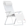 Fiam - Amida Relaxliege, Aluminium weiß / weiß