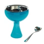Alessi - Big Love Eisbecher inkl. Löffel, blau