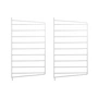 String - Wandleiter für String Regal 50 x 30 cm (2er-Set), weiß