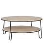 Hartô - Eugénie Couchtisch ∅ 90 cm, anthrazitgrau (RAL 7016)