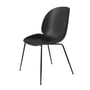 Gubi - Beetle Dining Chair, Conic Base schwarz / schwarz