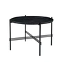 Gubi - TS Couchtisch Ø 55 cm, schwarz / Marmor schwarz