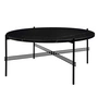 Gubi - TS Couchtisch Ø 80 cm, schwarz / Marmor schwarz