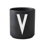 Design Letters - AJ Porzellan Becher V, schwarz