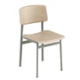Muuto - Loft Chair, dusty grün/ eiche