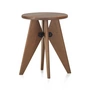 Vitra - Tabouret Solvay, nussbaum / schwarz