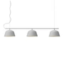 Muuto - Ambit Rail Pendelleuchte, grau
