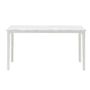 Vitra - Plate Table, 370 x 710 x 710 mm, weiß pulverbeschichtet / Carrara Marmor