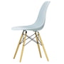 Vitra - Eames Plastic Side Chair DSW, Ahorn gelblich / eisgrau (Filzgleiter weiß)
