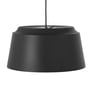 Puik - Groove Pendelleuchte, Ø 40 x H 20 cm, schwarz