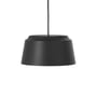 Puik - Groove Pendelleuchte, Ø 26 x H 13 cm, schwarz