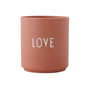 Design Letters - AJ Favourite Porzellan Becher, Love / rosa