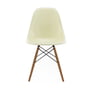 Vitra - Eames Fiberglass Side Chair DSW, Esche honigfarben / Eames parchment (Filzgleiter weiß)