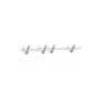Moebe - Coat Rack Hakenleiste 40 cm, Chrom