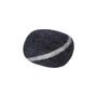 myfelt - Kieselstein Pouf Hugo S, dunkelgrau meliert