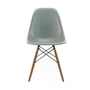 Vitra - Eames Fiberglass Side Chair DSW, Esche honigfarben / Eames sea foam green (Filzgleiter weiß)
