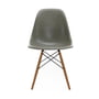Vitra - Eames Fiberglass Side Chair DSW, Esche honigfarben / Eames raw umber (Filzgleiter weiß)