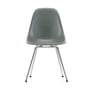 Vitra - Eames Fiberglass Side Chair DSX, verchromt / Eames sea foam green (Filzgleiter basic dark)