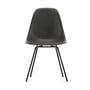 Vitra - Eames Fiberglass Side Chair DSX, basic dark / Eames elephant hide grey (Filzgleiter basic dark)