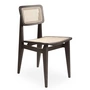 Gubi - C-Chair Dining Chair, All French Cane, Eiche schwarz gebeizt