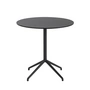 Muuto - Still Café Tisch, Ø 75 x H 73 cm, schwarz