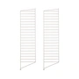String - Bodenleiter für String (Works) Regal 115 x 30 cm (2er-Set), beige