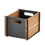 Cane-line - Box Aufbewahrungskasten Indoor, Teak / lava grey