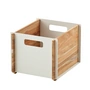 Cane-line - Box Aufbewahrungskasten Indoor, Teak / weiß