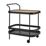 Cane-line - Roll Bar Trolley Outdoor, Teak / lava grey