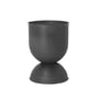 ferm Living - Hourglass Blumentopf medium, Ø 41 x H 59 cm, schwarz / dunkelgrau