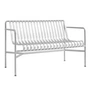 HAY - Palissade Dining Bench, hot galvanised