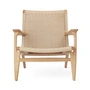 Carl Hansen - CH25 Sessel, Eiche geölt / Naturgeflecht
