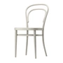 Thonet - 214 M Bugholzstuhl, Muldensitz Formsperrholz / Buche weiß lasiert (TP 200)