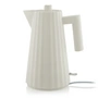 Alessi - Plissé Wasserkocher 1,7 l, weiß