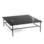 HAY - Rebar Coffee Table, 100 x 104 cm, Marmor / schwarz